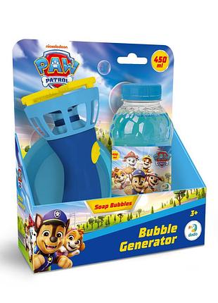 Генератор мыльных пузырей "paw patrol" 200736 объем 450 мл