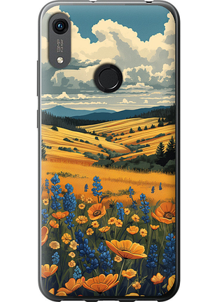 Чехол на huawei y6s украинское поле "6082u-1871-851"