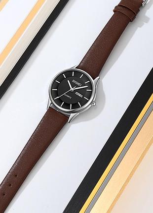 Skmei 2251sibn silver-brown 4