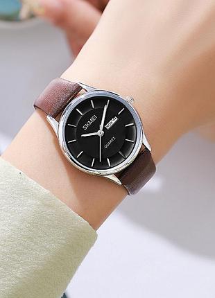 Skmei 2251sibn silver-brown 5