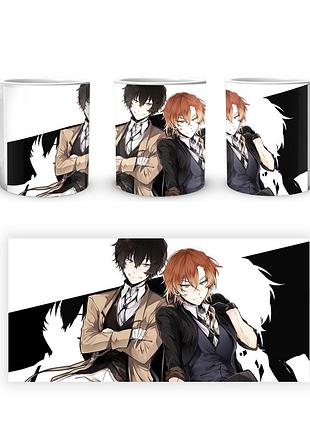 Кружка geekland bungou stray dogs проза бродячих псів чуя дазай bsd 28