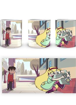 Кружка geekland стар против сил зла марко звездочка star vs the forces of evil marco star sfe 02.002