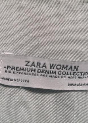 Zara woman -premium denim collection- рубашка (м)4 фото