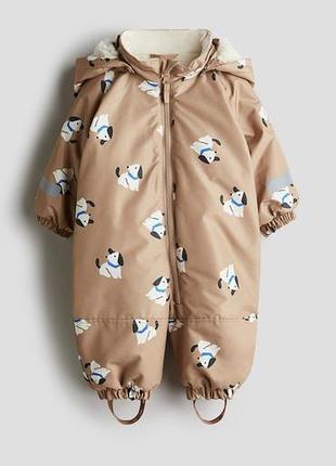 Зимовий водовідштовхуючий комбінезон h&m для малюків 86 см