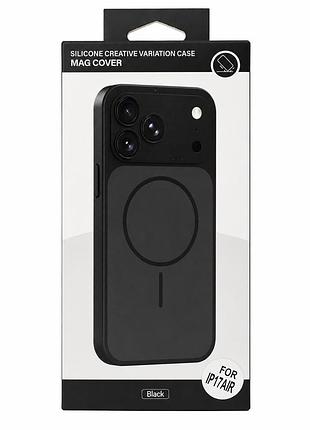 Чохол для смартфона silicone creative variation case mag cover apple iphone 17 air 1,black 2