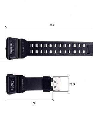Ремешок для часов skmei 1520bk black 3
