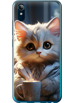 Чохол на vivo y91c білий кіт "5646u-1762-851"