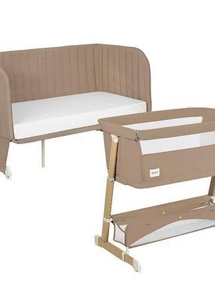 Кроватка детская 5в1 lionelo thomi plus beige carmel