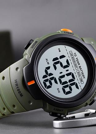 Skmei 1560 green-orange 4