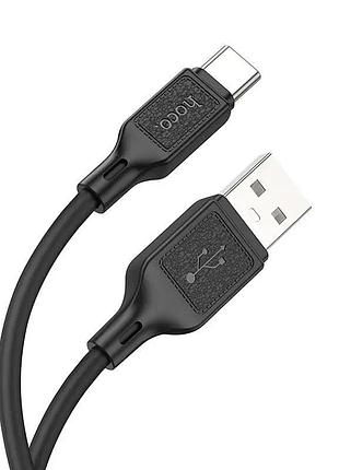 Кабель hoco x90 cool silicone charging data cable for type-c black 4