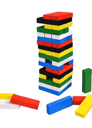 Настольная игра "tower mini" 31064, 54 бруска, кубик 2