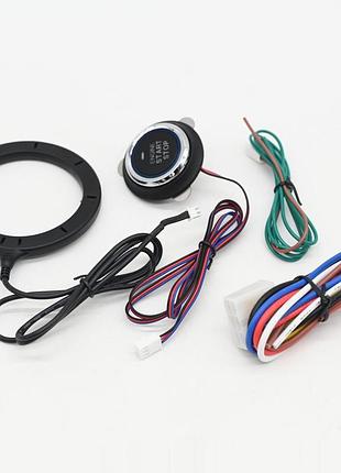 Кнопка старт стоп с иммобилайзером smart start system / кнопка зажигания автомобиля / кнопка запуска двигателя 7