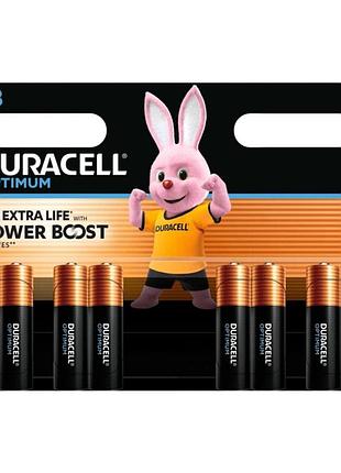 Батарейка duracell lr6/aa optimum (8шт)