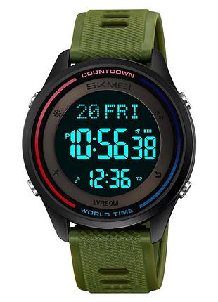 Skmei 2348ag army green 2