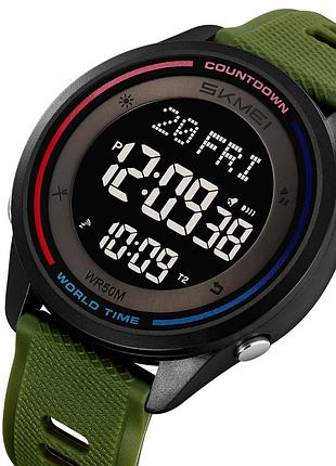 Skmei 2348ag army green 3