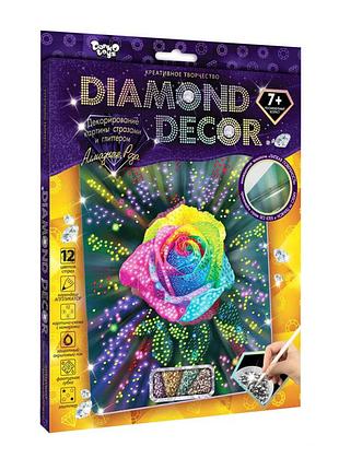 Набір креативної творчості алмазна троянда dd-01-05 "diamond decor"