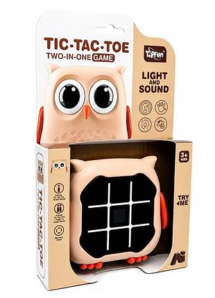 Детская игра "нажимай быстро: сова" tic-tac-toe g66-6 со светом и звуком