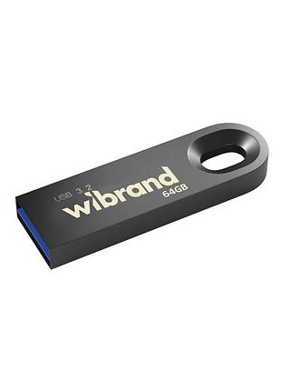 Флеш-накопитель wibrand usb 3.2 gen1 eagle 64gb grey
