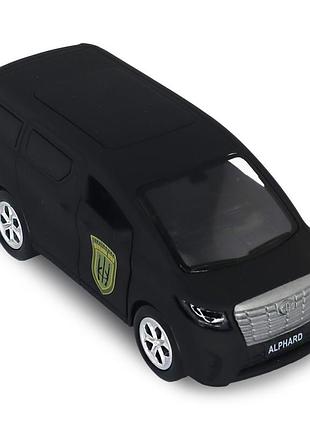 Автомодель серії "шеврони героїв" toyota alphard "уда" technodrive km6011ud 3