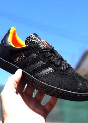 Кроссовки adidas gazelle черные адидас мужские газель женские (размеры: 36,37,38,39,40,41) видео обзор