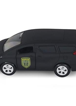 Автомодель серії "шеврони героїв" toyota alphard "уда" technodrive km6011ud 8