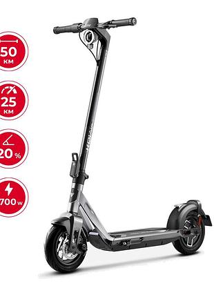 Електросамокат niu kqi air carbon + magnesium ultralight black 9,5", 350(700)w, 9,4ah, 50km, 25km/h, 20%, app, 11,9 kg