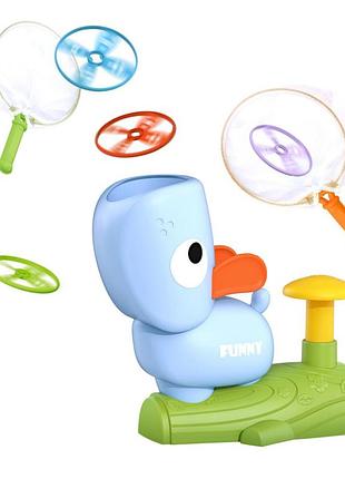 Развлекательная игра-фрисби для детей catching games little bessn 201y 2 сачка, 8 дисков