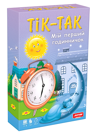 Детская развивающая игра "тик-так" 0819 первые часы