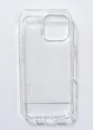 Чохол spigen aaa matt clear for apple iphone 16 pro max transparent 5