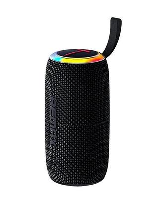 Портативна колонка remax rb-m82 party light portable wireless speaker, 2*7w, black