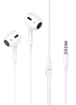 Наушники проводные hoco m1 max (3.5mm) white