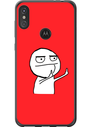 Чохол на motorola one power мем "4578u-1588-851"