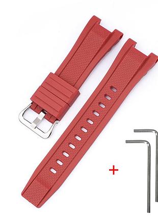 Ремінець для casio g-shock gst-w300 red si