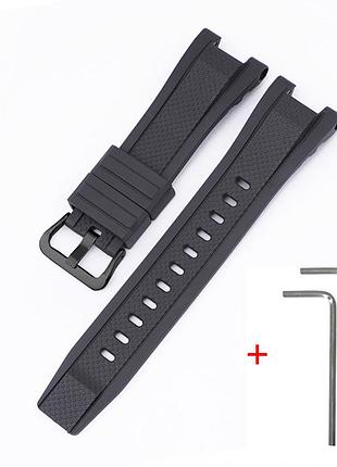 Ремінець для casio g-shock gst-w300 black bk