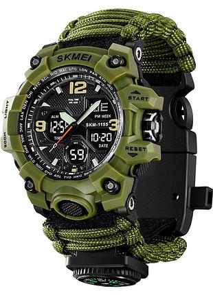 Skmei 1155bnag army green 3