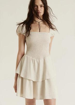 Романтична лляна сукня h&m xs