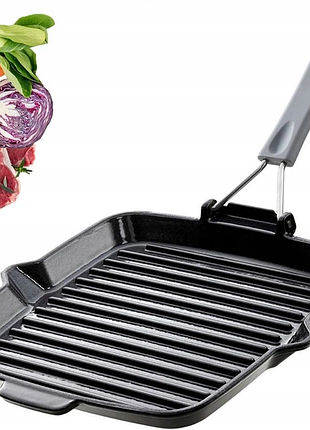 Квадратная сковорода-гриль чугуна zwilling 40200-240-0 серии staub