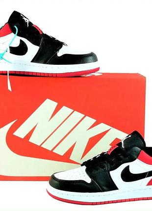 Кросівки nike jordan червоні чоловічі чорні джордани білі найк (розміри: 41) відео огляд