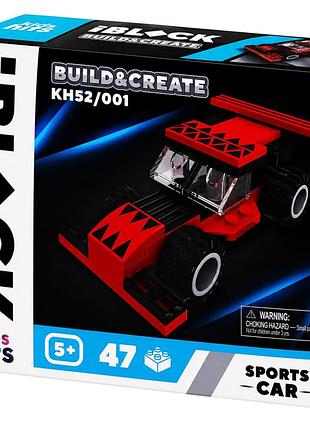 Дитячий конструктор iblock junior kh52/001(red) 47 деталей