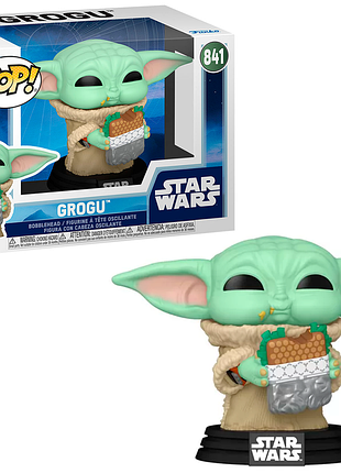 Фігурка funko pop фанко поп мандалорець зоряні війни грогу the mandalorian grogu 10 см fp sw by 841