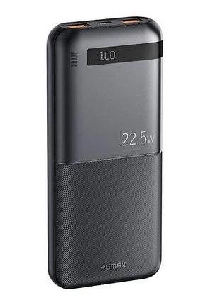 Внешний аккумулятор remax piloteer series 20w+22.5w fast charging power bank 10000mah rpp-71 black