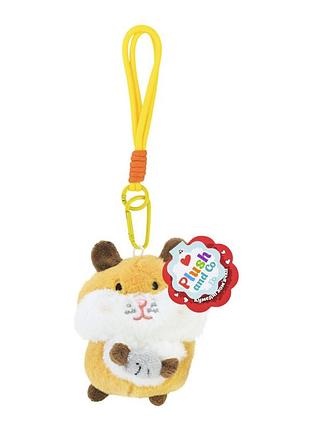 Мягкая игрушка-брелок "хомячок" plc25003-2, 8х5х11 см