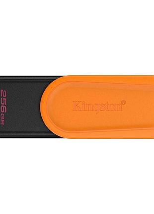 Флеш-накопитель kingston usb 3.2 dt exodia s 256gb black/orange