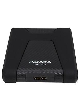 Зовнішній жорсткий диск phd external 2.5'' adata usb 3.1 dashdrive durable hd650 1tb black 3