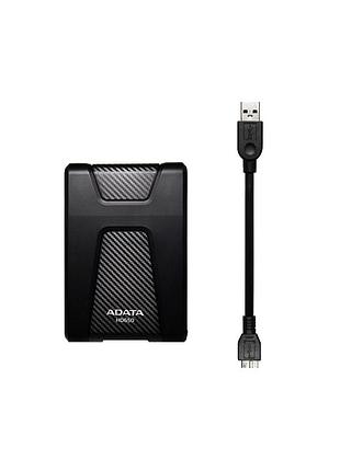 Зовнішній жорсткий диск phd external 2.5'' adata usb 3.1 dashdrive durable hd650 1tb black 7