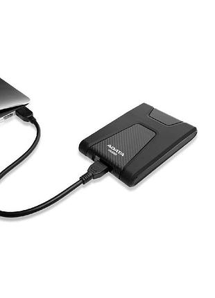 Зовнішній жорсткий диск phd external 2.5'' adata usb 3.1 dashdrive durable hd650 1tb black 8