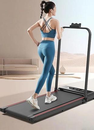 Беговая дорожка для дома fitness treadmill, чёрный, складная беговая дорожка в квартиру (бігова доріжка)