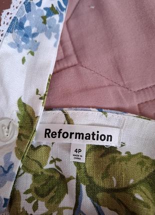 Роскошный сарафан из льна reformation 9