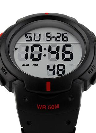 Skmei 1068rd black-red 4