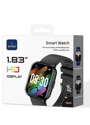 Смарт часы wiwu smart watch sw09 black 2